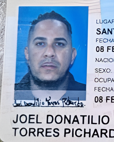 Cédula de Joel Donatilio Torres Pichardo