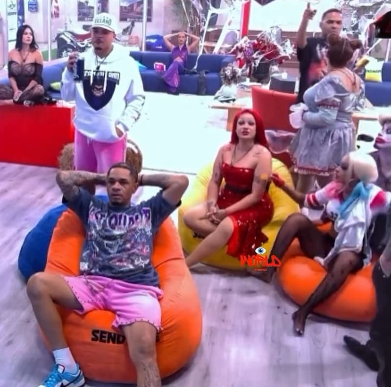 Look de Halloween de La Insuperable en La Casa de Alofoke